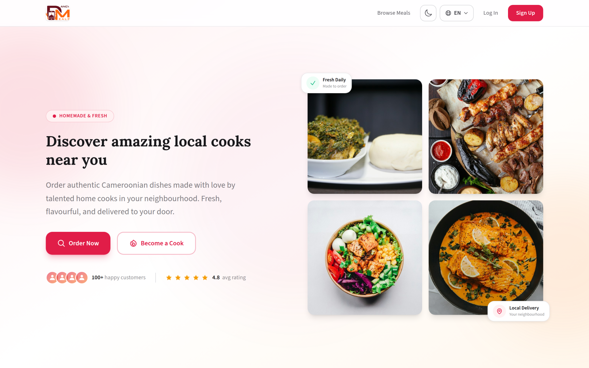 DancyMeals — Desktop 1